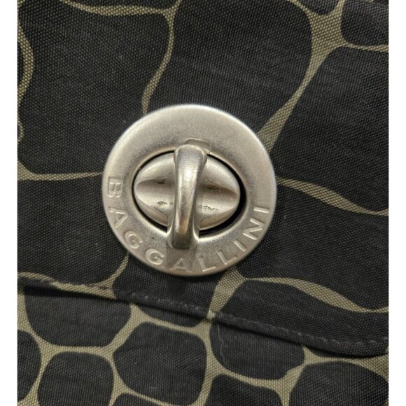 Baggallini Big Sydney Crossbody Bag Giraffe Print Nylon Organizer Large - Picture 12 of 12